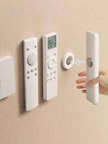 Heavy Duty Magnetic Hooks - No Drill Wall Mounted Storage Rack, Space-Saving Magnetic Hooks Suitable For Remote Controls, Keys, Routers, Cable Management, Applicable For Home, Office, Garage, Kitchen, Industrial Style Hooks, Durable Plastic Hooks, Home Organization, Functional Storage, Sturdy And Durable, Garage Storage - Multicolor - View 1