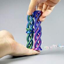 新款3D打印减压玩具，推推扭扭螺旋3D玩具，送给男孩女孩的礼物 - 情人节礼物、新年礼物、生日礼物、圣诞节礼物、万圣节礼物，完美礼物 - 彩色 - 查看 3