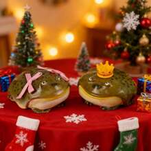 Earbuds Case Compatible for Airpods 4/Pro 3 Handmade Uy Frogs Design Earphone Protective Case Anti-Scratch Creative Animals Wireless Earphone Protector Cover-013 - Estilo C - Ver 5