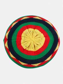 1pc New Jamaica Rasta Wig Hat, Knitted Beanie Cap, Unisex Suitable For Daily Wear And Parties - Jamaican Hat - View 5