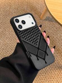 1个中东风格黑色条纹图案TPU材质手机壳，兼容 17/17 Pro Max/17 Pro/Air/13/16 Pro Max/16/15/14/12 Pro Max/13 Pro Max/11 Pro/14 Pro/15 Pro/12，时尚保护软壳，奢华中性，适合作为礼物送给朋友和情侣。 - 彩色 - 查看 4