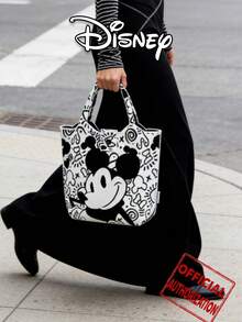 Disney []  Cartoon Pattern Snap Closure Handbag, Shopping Tote Bag, Suitable For Daily Matching, Parties, Festivals, Gift For Friends - Nhiều màu - Xem 7