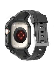 SMART WATCH MX Correa Sport Para Apple Watch ULTRA Serie 1/2/3/4/5/6/7/8/SE - Negro - Ver 2