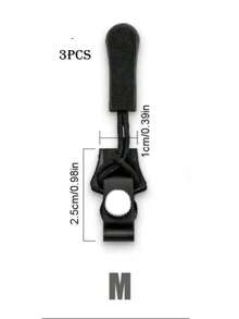 3pcs ProZip Universal Zipper Repair Kit - Easy To Install, No Sewing Required, Quick Zipper Head Replacement, Suitable For Jackets, Luggage, Backpacks, Boots - High-Quality Black Zipper Repair, Durable - Black - View 13