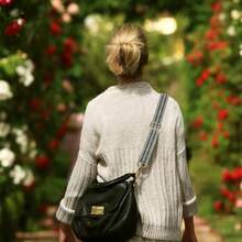 Adjustable Replacement Purse Straps Guitar Shoulder Strap Crossbody Bag Straps For Women's Handbags - Wide 3.8cm - Ladder-black - View 5