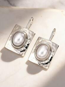 1 Pair Women's Elegant Teardrop Earrings, Suitable For Wedding, Engagement, Anniversary, Valentine's Day Gifts - 1# - View 4