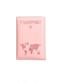 情侣旅行护照夹，仿皮护照夹，护照套，适合蜜月旅行，PU材质，轻便时尚，必备旅行配件，男女通用，学生适用，圣诞礼物，卡包，钱包，名片夹，信用卡夹，男女通用卡套 - 彩色 - 查看 12