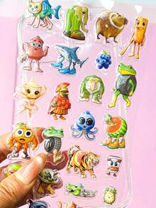 Bộ sticker dán 3D nổi hình núi và biển dành cho trẻ em. Sticker trang trí làm quà tặng. Trang trí nhà cửa, trang trí tiệc, quà sinh nhật, quà tặng các dịp lễ, sản phẩm thời trang. Tự làm (DIY). - Nhiều màu - Xem 7