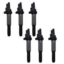 Pack Of 6 Ignition Coil T1127 UF522 12131712219 High Efficiency Stable Performance Direct Replacement Part Compatible With BMW E39 E46 E53 E60 E63 Models For Reliable Engine Ignition - Default - View 2