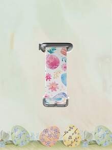 Correa de reloj de silicona con estampado floral y graffiti colorido compatible con Apple Watch de 38mm, 40mm, 41mm, 42mm, 44mm, 45mm y 49mm, apta para Series Ultra/SE/7/6/5/4/3/2/1 - Multicolor - Ver 4