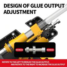 LYUWO Electric Tool, Mini Hot Melt Glue Gun, Equipped With 10 Glue Sticks, USB Interface Hot Melt Glue Gun. Suitable For Handicrafts, School DIY Art, And Home Maintenance. Large Battery Capacity, Ten Second Heating, Lightweight , 25 Year New Model. - Orange - View 6