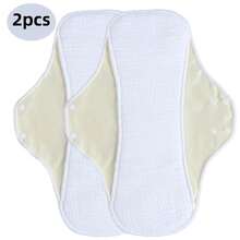 6/2pcs Reusable Cotton Sanitary Pads, Washable Incontinence Pads For Elderly, Postpartum, Leak-Proof Panty Liners - Multicolor - View 20