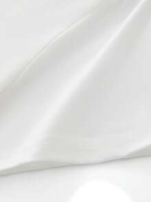 Young Boys' Arabic Text & Moon Print Short Sleeve T-Shirt For Ramadan - White - View 7