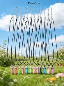 12 piezas/set Collar colgante geométrico - Multicolor - Ver 11