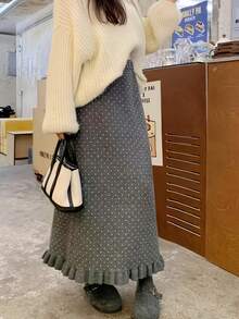 Women Skirts - Màu xám đen - Xem 4