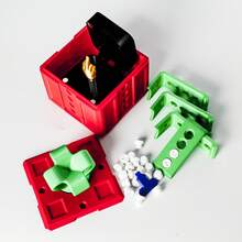 Annoying Gift Box - 3D Printed Difficult To Open Gift Box, Creative Christmas/New Year Gift, Plastic Box Decor, Surprise Gift Box, Party Prank Prop, Stress Relief Decor, 3D Maze Lock Puzzle For Holiday Decoration, Birthday Gift, Christmas Gift, Halloween Gift, Perfect Gift, Gift, New Year Gift - Multicolor - View 6