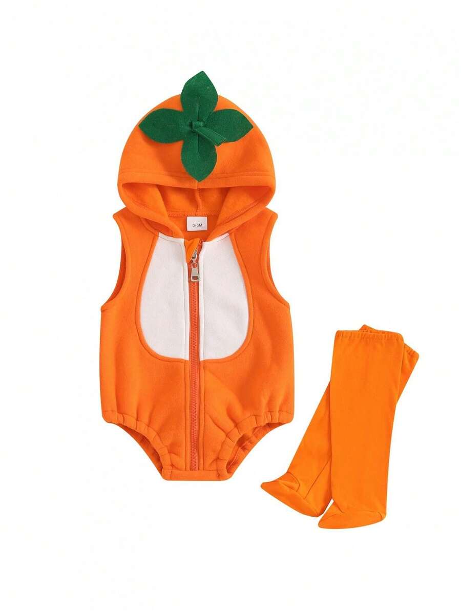 Baby Girls Costumes - 橘色 - 查看 1