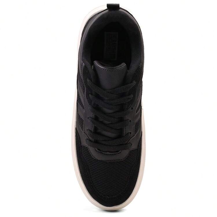 Elden Men's Casual Street Sneakers, Original Stitched Premium Skate Shoes EDN2207 - màu đen - Xem 6