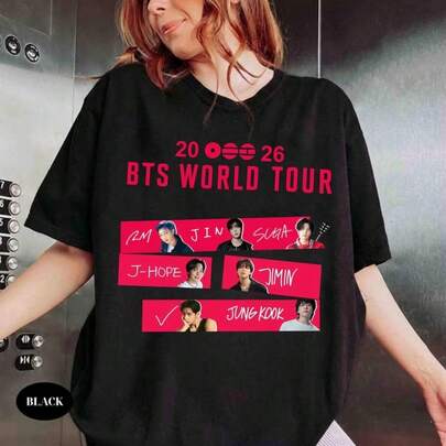BTSA World Tour 2026 Comfort ColorsA Shirt, BTSA Concert 2026 Sweatshirt, Bangtan Comeback 2026 Shirt, Army Fan Concert Gift, BTSA Merch For Fan