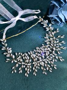 Cinto feminino para vestido de noiva, todo bordado com strass, feito à mão (1 peça), ideal para vestidos de noiva e de festa. Modelo SH237. Acessório perfeito para o Dia dos Namorados. - A - Ver 3