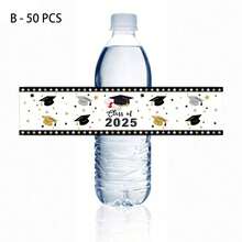 10/30/50 Pcs Graduation Party Water Bottle Stickers, Class Of 2026 Water Bottle Graduation Wrappers - Multicolor - View 15