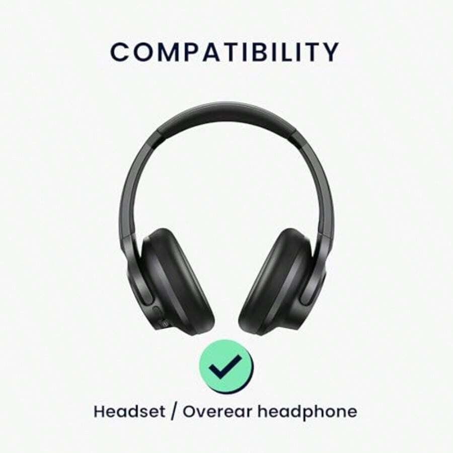 Funda compatible con Headset/ Overear headphone estuche - Funda para auriculares headset con cremallera - rosa oscuro-013 - Rosa oscuro - Ver 1