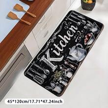 1 szt. Dywan/Dywanik łazienkowy z nadrukiem w litery, wysokiej jakości, elegancki, mały dywanik/dywanik/dywanik do salonu/sypialni, nowoczesny, minimalistyczny, kwadratowy dywanik łazienkowy z imitacji wełny, prostokątny dywanik do salonu i sypialni w stylu nordyckim, wielokolorowy, antypoślizgowy spód, składany i do przechowywania, Elevate Home Decor - Wielokolorowe - Zobacz 13