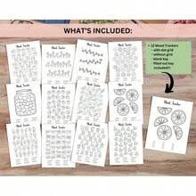 2026 Diary Set, Includes Planner, Pre-Designed Bullet Journal Pages, Annual/Monthly Trackers, Habit/Mood Trackers, Bullet Journal Pages, And Diary Set. - A - View 5