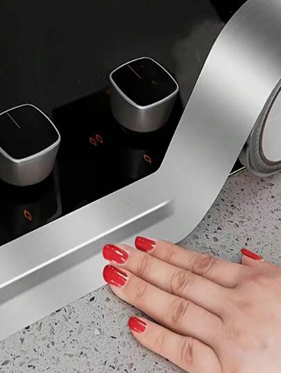 1 Rolle Aluminiumfolientape, Dichtungsstreifen, selbstklebendes wasserdichtes Reparaturband, geeignet für Badewanne, Badezimmer Dusche, Toilette/Küche, Spülrandabdichtung und Abluftleitungen. Wärmeisolierung.