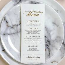 20/50pcs Personalized Paper Wedding Menu, Foil Stamping, Elegant Table Cards, Wedding Favors, Table Decor, Luxury Menu, Modern Design, Easy-Install, Aesthetic - Multicolor 2 - View 8
