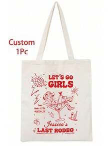 定制单身派对手提袋，单身派对鸡尾酒手提袋，个性化新娘派对礼物，社交俱乐部，纳什维尔单身派对，新娘牛仔竞技单身派对 - 女牛仔单身派对 - 狂野西部单身派对，纳什维尔单身派对 - 女牛仔单身派对 - 姐妹们，出发吧！ - 彩色 - 查看 11