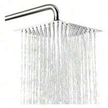 ELE-GATE Regadera Cuadrada Tipo Lluvia de Acero Inoxidable - A - Ver 4