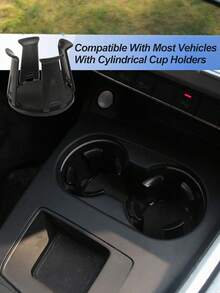 Multifunction Car Beverage Cup Holder And Bottle Storage Rack For Auto Interior – Adhesive Cup Organizer For Front Console, Door Panel, And Backseat Universal Drink Rack, Anti-Slip Holder, Sturdy Construction, Easy Installation Keeps Cups And Bottles Upright Space-Saving Car Accessory For Daily Commute Road Trip Comfort Elegant Black Finish And Organization - Multicolor - View 5