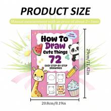 GDTME Cómo dibujar cosas lindas: Libro para colorear para adultos y adolescentes, lindo, simple, audaz, 24 páginas, gran regalo para Pascua, Día de la Madre, Día del Padre, festival de música, temporada de bodas, regreso a la escuela y cumpleaños. Regalos para mamá, K-Pop, escuela, libros para colorear, papelería, regalos de Pascua, decoración de habitaciones, útiles escolares, útiles de oficina, regalos, rellenos de bolsas de fiesta, juguetes, suministros para fiestas de graduación 2026. (Espacio de confort para colorear) - Libro para colorear - Ver 4