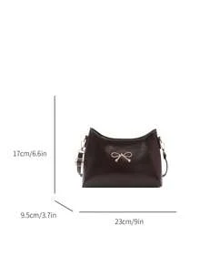 2026 New Chic Niche Shoulder Bag Underarm Bag, Versatile Commuter Handbag For Women, Winter - Coffee - View 5