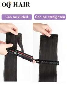 OQ 7pcs/Set 100% Virgin Silky Straight Human Hair Extensions, 14-22 Inches, #2 Light Brown, No Shedding, Simple, Quick, And Easy To Use, Suitable For Beginners - S2 - View 10