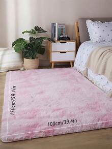 1pc Super Soft Thick Fluffy Carpet, Suitable For Living Room, Bedroom And Other Indoor Spaces, Soft Long Plush Rug, Fluffy Faux Fur Carpet, Home Decor, Pet Friendly, Ideal For Bedroom, Living Room, Nursery Decoration. - Pink - View 16