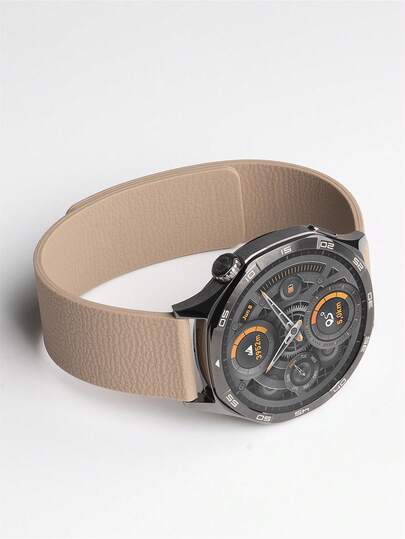 18mm/20mm/22mm Ultra-Thin Silicone Magnetic Watch Band - Compatible With Huawei, Galaxy Watch 7/6/5/4 40mm/44mm, Galaxy Watch 5 Pro, Galaxy Active 2, Watch 6/4, GT6/GT5/GT4/GT3/GT2 Pro - Comfortable Unisex Design