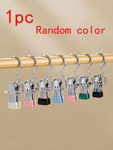 1个不锈钢折叠式晾衣架，内衣悬挂收纳架，8/4层金属文胸挂钩，多层加厚无缝吊带背心衣架 - 彩色 - 查看 11