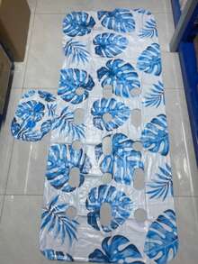 1pc Adult Inflatable Pool Float - Floating Pool Lounge Chair With Adjustable Backrest And Cup Holder, Water Floating Device, Lake Leisure Sunbathing Float, Beach Party Toy - Blue-1Pc - View 5