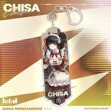 1PC Wuthering Waves Anime Kuchiba Chisa Character Merch Set, Includes Round Badge, Acrylic Keychain & Collectible Card, Transparent Backpack Pendant, Desktop Decor, Collectible Art Gift For Anime Lovers - Multicolor - View 19