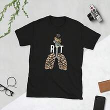Camiseta universitaria de terapia respiratoria RT de terapeuta respiratorio - Negro 2 - Ver 1