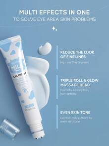 1 Set Moisturizing LAIKOU Milk Glowing Skincare Set,(Moisturizing Cream 55g+Brightening Cream 55g+Moisturizing Sunscreen 50g+Roll & Glow Eye Cream 20g+ Hydrating Toner 100ml+ Skin-Softening Serum 17ml+Cleanser 50g+Hand Cream 50g+Nourishing Lip Mask 8g+Nourishing Lip Balm 3.5g)Gift For Women & Girl For All Skin Types Skin Care Self Care At Home Or On-The-Go - 牛奶 - 查看 9