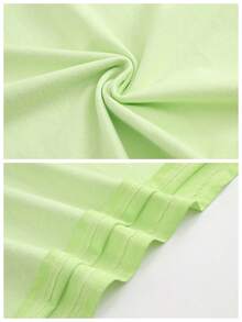 Dirty Wash T-Shirt Men Women Unisex Distressed Vintage "Sun" Rock Band Grunge Oversized Short Sleeve Top - 髒髒洗螢光綠01 - 查看 6