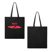Bangtan World Tour 2026 New Album Merch Fashion Print Canvas Reusable Tote Bag Army Fans Merch, Unlined, No-Closure, With Fixed Shoulder Straps, Ideal For Personal Storage & Kpop Groupie Gifts - 黑色 - 查看 3