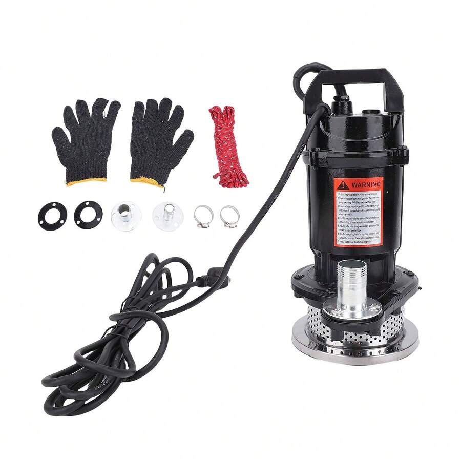 Bomba Sumergible Metálica 1/2 Hp Para Agua Limpia/bomba Agua - Tipo de Enchufe A USA (110-127V) - Ver 1