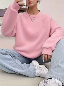 Quần áo lót lông cừu ấm áp, Áo nỉ cổ tròn dáng rộng cho nữ, Áo cotton mùa thu và mùa đông, Đồ dệt kim, Bộ sưu tập K-Pop Warrior, Áo nỉ nữ, Bộ đồ thể thao nữ, Quần áo mùa đông cho nữ, Áo khoác nỉ nữ, Áo dài tay, Thời trang đường phố nữ, Đồ thể thao nữ, Phong cách đường phố nữ, Mùa xuân, Mềm mại và thoải mái, Quần áo mùa đông, Áo nỉ nữ, Unisex, Phong cách trung tính, Bộ đôi, Phong cách thường ngày/Preppy, Thời trang đường phố nữ, Quần áo cỡ lớn cho nữ, Quần áo lễ hội, Quần áo mùa đông cho nữ, Tụ họp gia đình, Kỳ nghỉ xuân, Mùa xuân, Mùa hè, Ngày lễ tình nhân, Lễ hội, Tiệc tùng, Bãi biển, Đám cưới, Phòng tập thể dục, Thanh lịch, Kỳ nghỉ, Giải trí. - Hồng - Xem 2