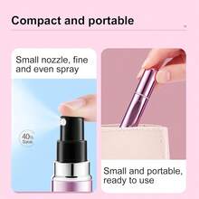 Portable Mini Perfume Atomizer Bottle, Refillable Spray, Scent Pump Case, Travel (5ml, 4 Pack)(Red, Rose Red, Purple, Gre1en) - Đỏ - Xem 7