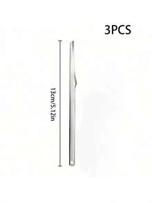 2/3件套不锈钢足部锉刀，专业足部刮刀死皮去除器，男女足部护理工具 - 彩色 - 查看 10