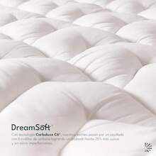 Dreamlab Cubre Colchón de Microfibra Extra Relleno de Microfibras recubiertas en Gel Hipoalergénico Certificado Oekotex-100 Tamaño Individual 100cm x 190cm - Individual - Ver 4